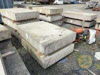 x22 concrete slabs 4'11 long x 3' 3.5 wide - 3