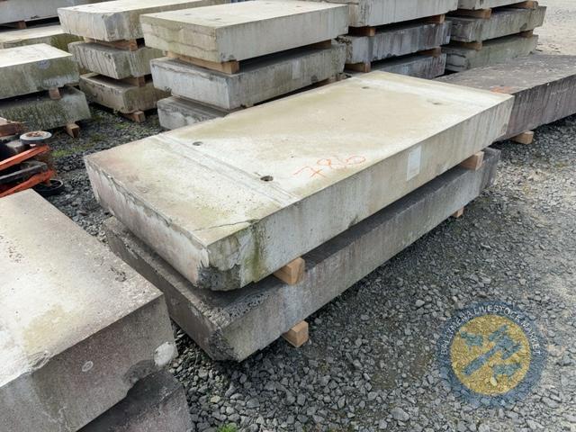 x2 7.5ft long concrete slabs c 3' 3.5 wide