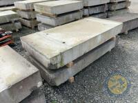 x2 7.5ft long concrete slabs c 3' 3.5 wide