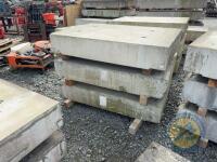 x3 4'11 ft long x 3' 3.5 wide concrete slab