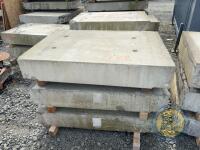 x3 4'11 ft long x 3' 3.5 wide concrete slab - 2