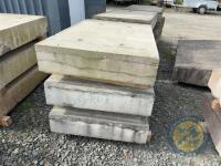 x3 4'11 ft long x 3' 3.5 wide concrete slab - 3
