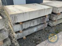 x3 4'11 long x 3' 3.5 wide concrete slabs