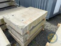 x3 4'11 long x 3'3.5 wide concrete slabs - 2