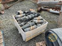 Box of steel rollers