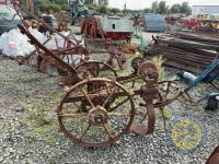 Antique vintage spud harvester