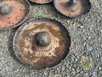 2x cast iron mexican hat pig feeders - 2
