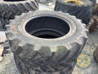 2x 540/65 R34 good year tyres - 2