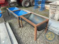 Double & single trough