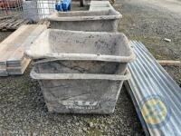4x mortar tubs - 2