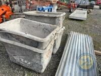 4x mortar tubs - 3