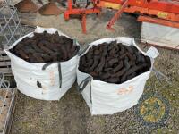 2x bags of peat - 2