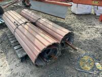 2x 7ft roller doors