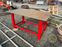 6x4 welding table