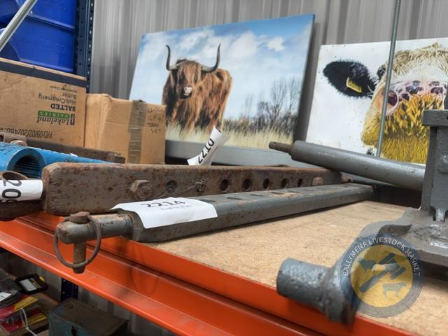 9 hole draw bar single
