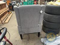 Gray arm chair - 3