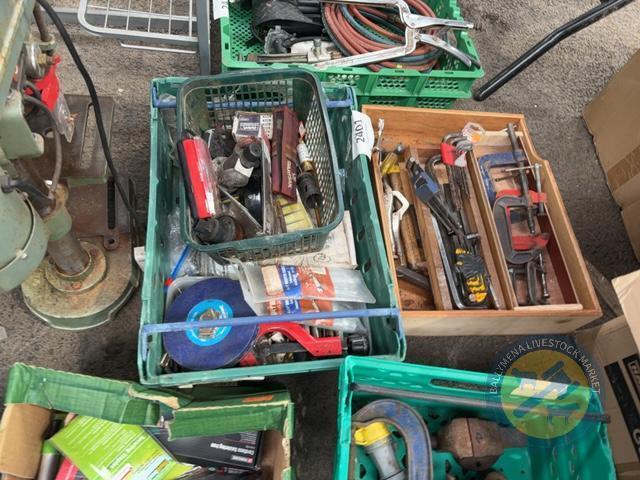 green box tools and gas fittings