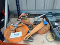 3x 5 tonne ratchet straps - 2