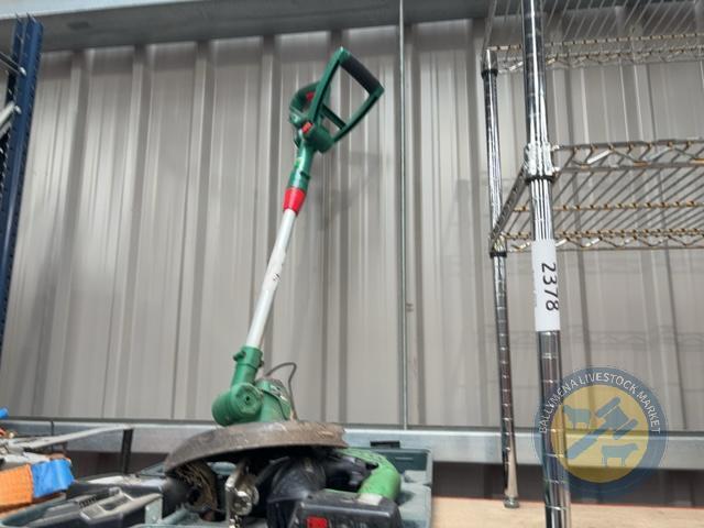 Hitachi jigsaw & electric strimmer