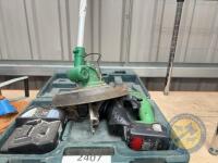 Hitachi jigsaw & electric strimmer - 2