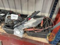 Stihl electric rip saw, jump leads and hand lamp - 2