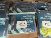 2 pair of water proof trousers XL