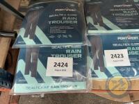 2 pair of water proof trousers 3XL - 2