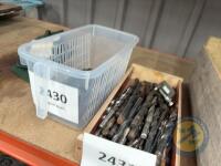 box of tool steel & holder - 2