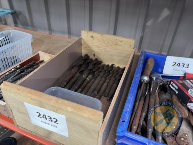 box of drill bits