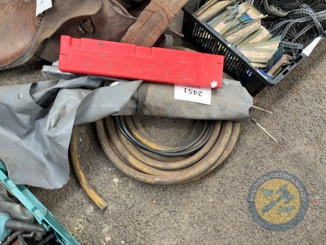 Brake cables piping & wheel brace