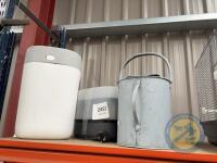 Bin bottle steamer watering can