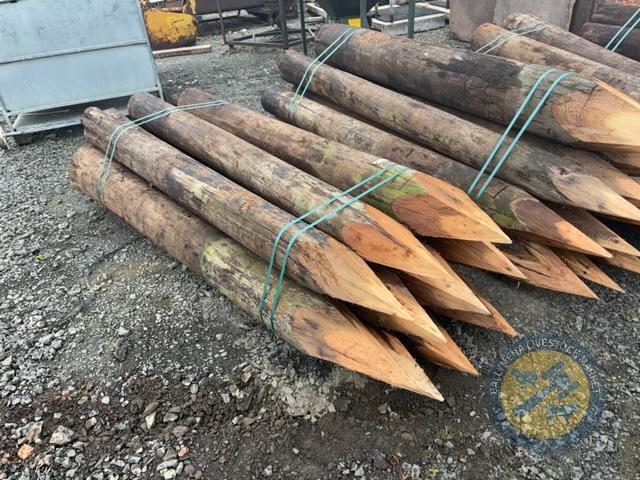 10x 8ft telegraph pole strainers