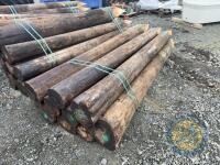 10x 8ft telegraph pole strainers - 3
