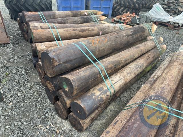 10x 8ft telegraph pole strainers