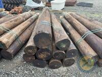 10x 8ft telegraph pole strainers - 2