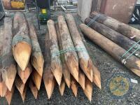 10x 8ft telegraph pole strainers - 2
