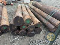 10x 8ft telegraph pole strainers - 4