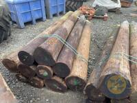 10x 8ft telegraph pole strainers