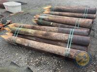 10x 8ft telegraph pole strainers - 2