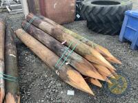 10x 8ft telegraph pole strainers - 4
