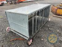 galvanised sheep creep feeder - 3