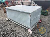 galvanised sheep creep feeder - 4