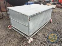 galvanised sheep creep feeder - 5