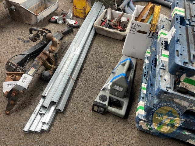 10 lengths galvanised box section
