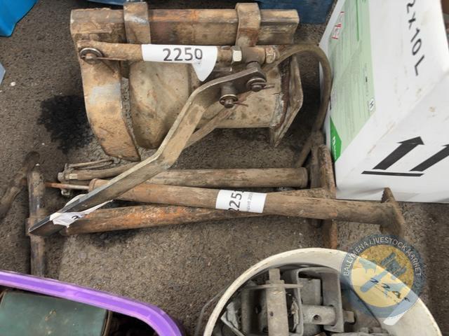 3 old style foot pumps