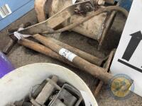 3 old style foot pumps - 3
