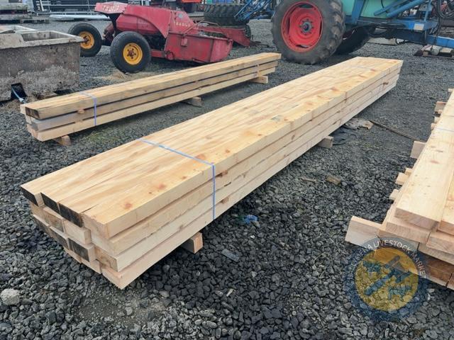 16x 16ft x 6" x 3" timber