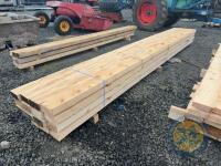 16x 16ft x 6" x 3" timber