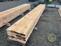 16x 16ft x 6" x 3" timber - 3