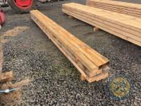 9x 12ft x 4" x 3" timber - 3